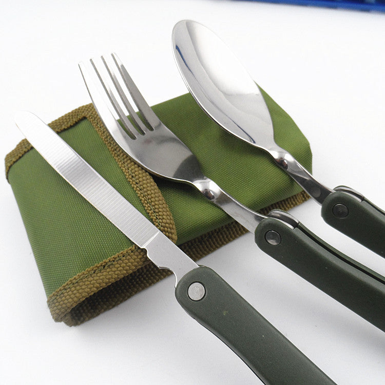Multifunctional Folding Stainless Steel Cutlery