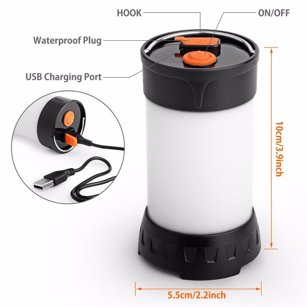LED Camping Lantern Flashlight