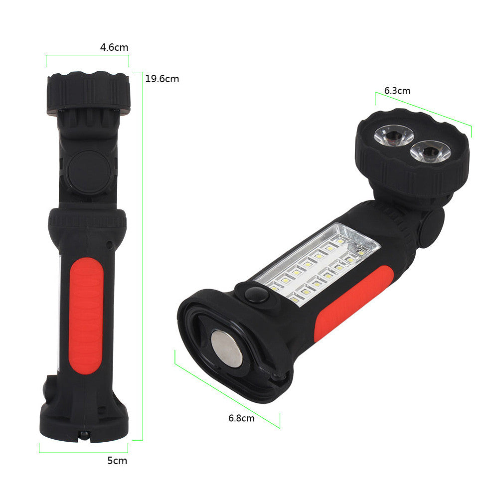 Flashlight Torch 360 Rotation Hook