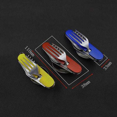 Folding Spoon Fork Knife Set