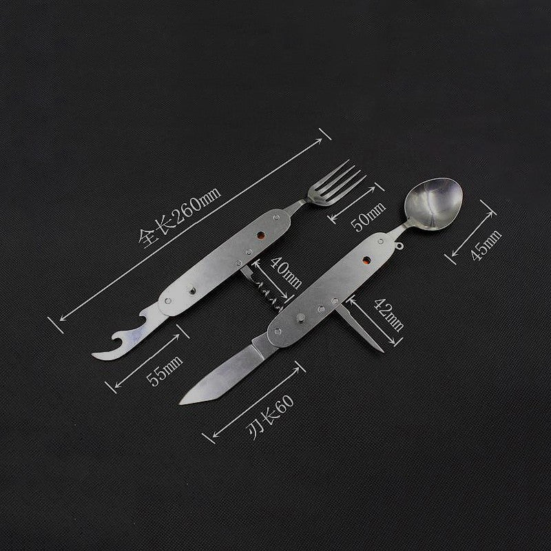 Folding Spoon Fork Knife Set