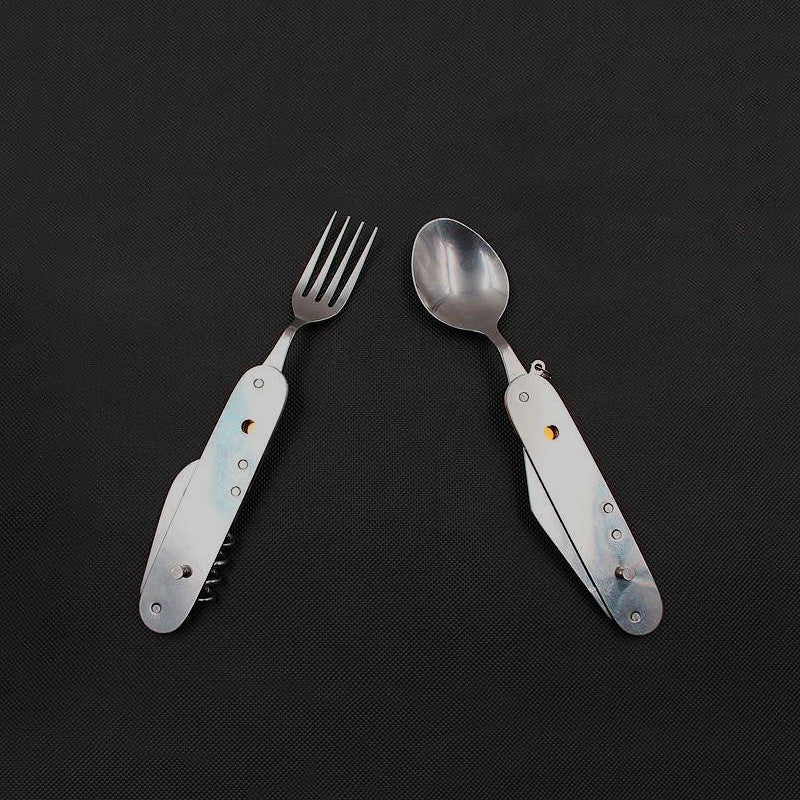 Folding Spoon Fork Knife Set