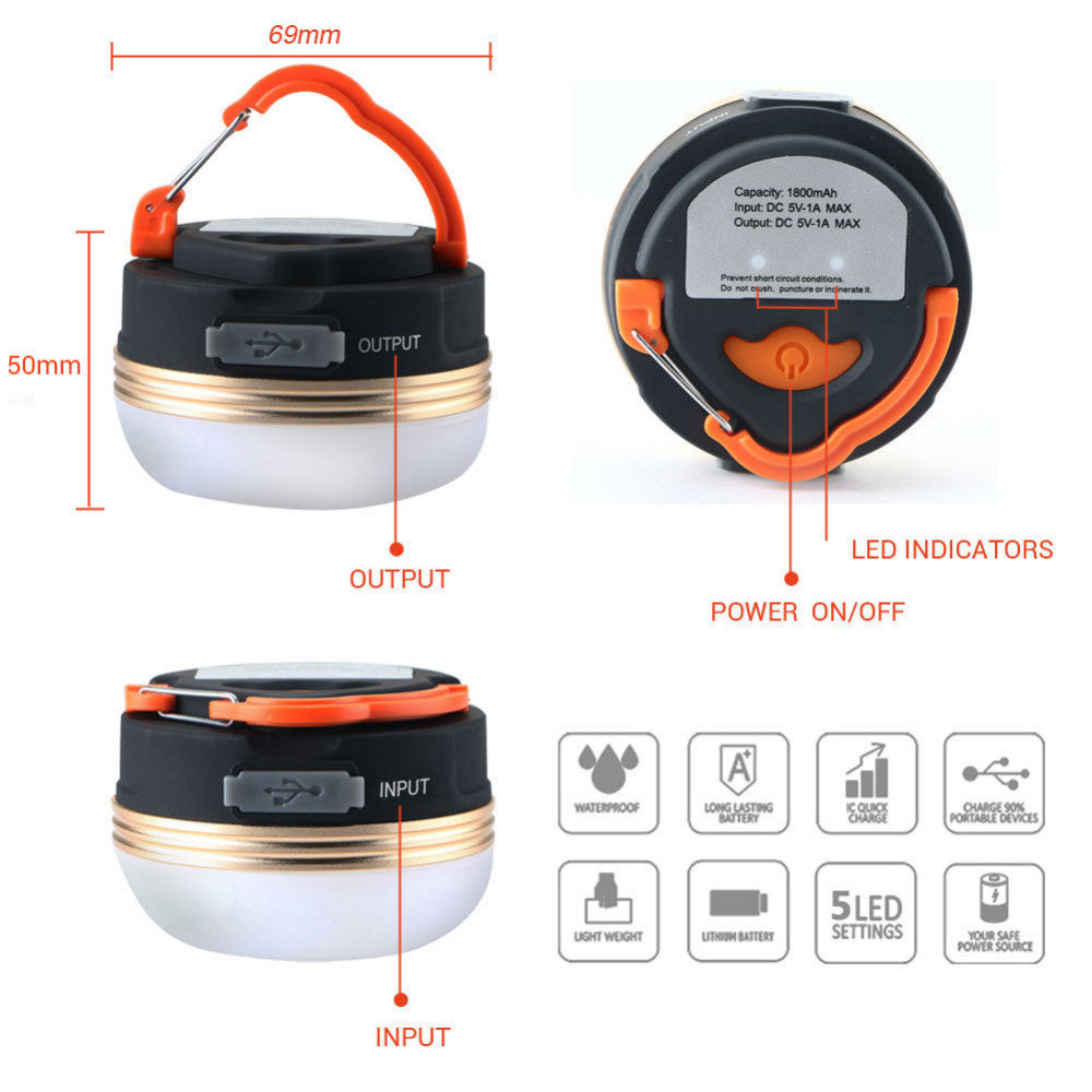 Mini Portable Camping Light