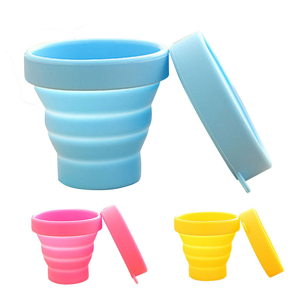 Silicone Retractable Folding Water Cup