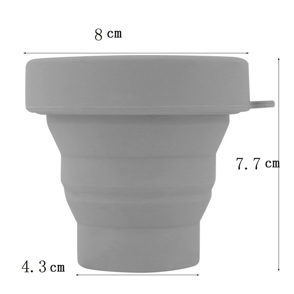 Silicone Retractable Folding Water Cup